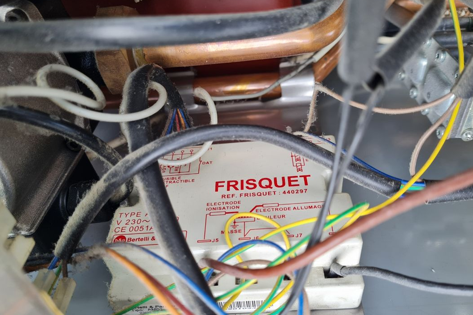 Mise en sécurité — chaudière Ariston à Aubervilliers